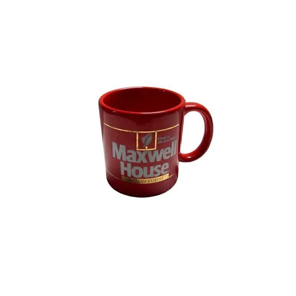 Maxwell House Coffee Mug Red
